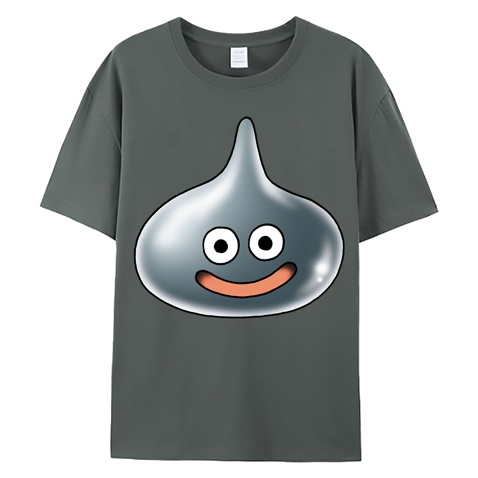 （画像用） ドラゴンクエスト Doragon Kuesuto Dragon Quest 綿100％ メンズ半袖Tシャツ｜肌触りやわらか＆通気性